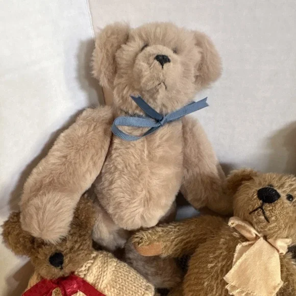 VINTAGE**Boyds Bears Russ Sugar Plum Bears Plush Vintage Collector Bear Lot of 6 - Picture 5 of 16